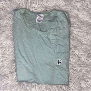 green t shirt